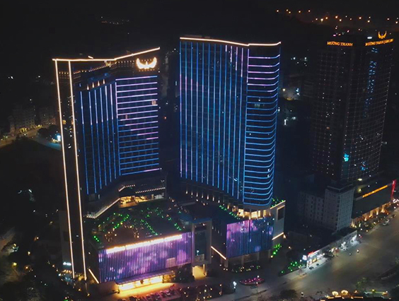 北緯20度的海濱燈光，越南Muong Thanh Ha Long Centre